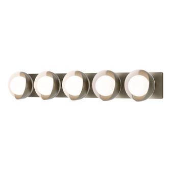 Brooklyn Brooklyn 5-Light Straight Double Shade Bath Sconce in Soft Gold (39|201379SKT8402GG0711)
