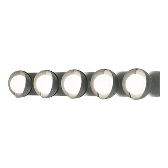 Brooklyn Brooklyn 5-Light Straight Double Shade Bath Sconce in Vintage Platinum (39|201379SKT8282GG0711)