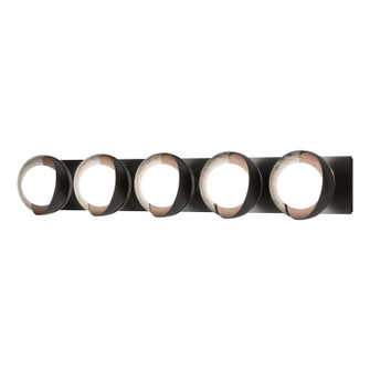Brooklyn Brooklyn 5-Light Straight Double Shade Bath Sconce in Oil Rubbed Bronze (39|201379SKT1485GG0711)