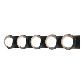 Brooklyn Brooklyn 5-Light Straight Double Shade Bath Sconce in Black (39|201379SKT1082GG0711)