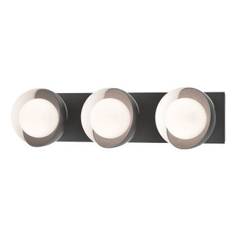 Brooklyn Brooklyn 3-Light Straight Double Shade Bath Sconce in Black (39|201378SKT1002GG0711)