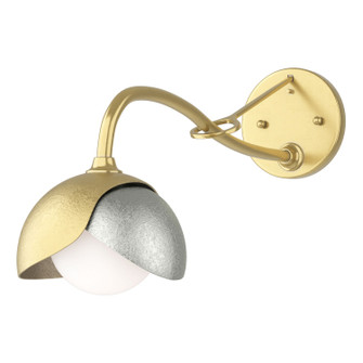 Brooklyn One Light Wall Sconce in Modern Brass (39|201377SKT8685GG0711)