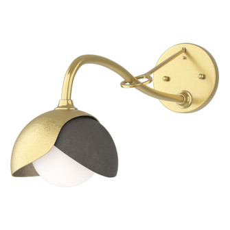 Brooklyn One Light Wall Sconce in Modern Brass (39|201377SKT8607GG0711)