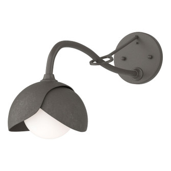 Brooklyn One Light Wall Sconce in Dark Smoke (39|201377SKT0707GG0711)