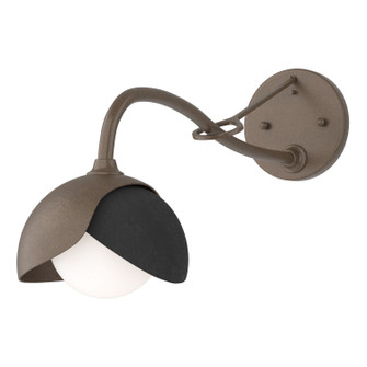 Brooklyn Brooklyn 1-Light Double Shade Long-Arm Sconce in Bronze (39|201377SKT0510GG0711)