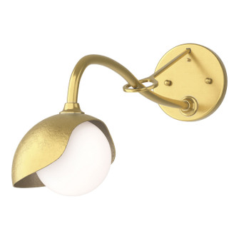 Brooklyn One Light Wall Sconce in White (39|201376SKT0284GG0711)