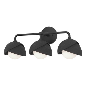 Brooklyn Three Light Bath Sconce in Black (39|201375SKT1010GG0711)