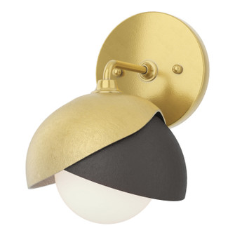 Brooklyn One Light Bath Sconce in Modern Brass (39|201374SKT8614GG0711)