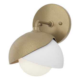 Brooklyn Brooklyn 1-Light Double Shade Bath Sconce in Soft Gold (39|201374SKT8402GG0711)