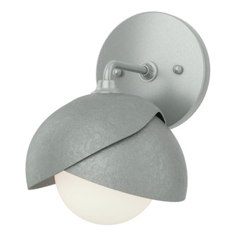 Brooklyn Brooklyn 1-Light Double Shade Bath Sconce in Vintage Platinum (39|201374SKT8282GG0711)