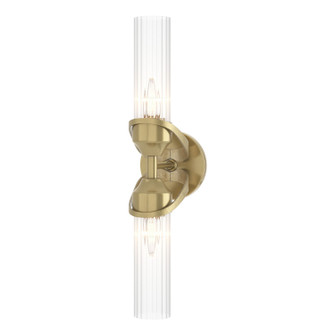 Bow Two Light Bath Sconce in Modern Brass (39|201346SKT86ZM0634)