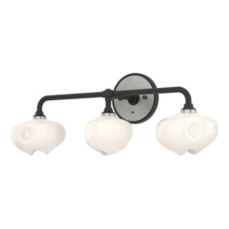 Ume Ume 3-Light Curved Arm Bath Sconce in Black (39|201342SKT1085FD0710)