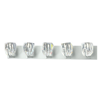 Gatsby Five Light Bath Sconce in Vintage Platinum (39|201323SKT82CR)