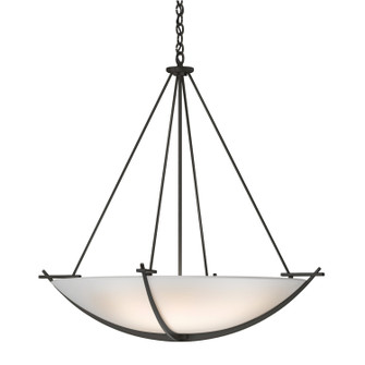 Compass Three Light Chandelier in Dark Smoke (39|194531SKT07GG0170)