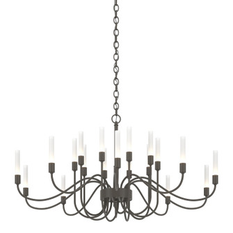 Lisse 20 Light Chandelier in Dark Smoke (39|192043SKT07)