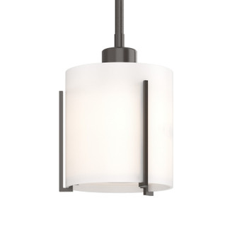 Exos Glass One Light Mini Pendant in Oil Rubbed Bronze (39|187650SKTMULT14GG0140)