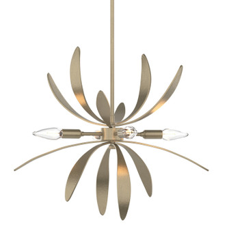 Dahlia Four Light Pendant in Soft Gold (39|184350SKTMULT84)