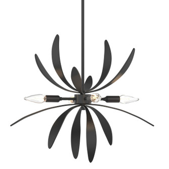 Dahlia Four Light Pendant in Black (39|184350SKTMULT10)