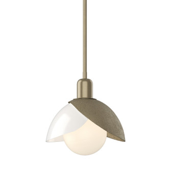 Brooklyn One Light Pendant in Soft Gold (39|181184SKTMULT84BB0757)