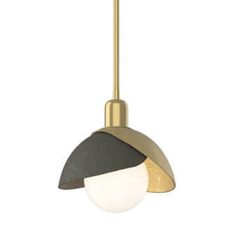 Brooklyn Brooklyn Double Shade Mini Pendant in Modern Brass (39|181183SKTMULT8607)