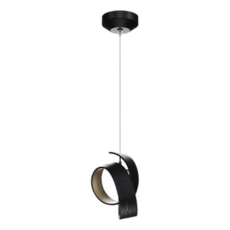 Riza LED Pendant in Black (39|161186SKTSTND10GG0711)