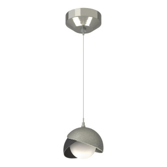 Brooklyn One Light Mini Pendant in Sterling (39|161183SKTSTND8510GG0711)
