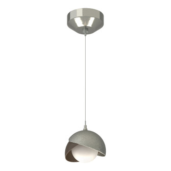 Brooklyn One Light Mini Pendant in Sterling (39|161183SKTSTND8505GG0711)