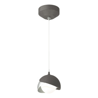 Brooklyn Brooklyn Double Shade Low Voltage Mini Pendant in Natural Iron (39|161183SKTSTND2082GG0711)