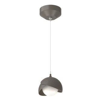 Brooklyn Brooklyn Double Shade Low Voltage Mini Pendant in Dark Smoke (39|161183SKTSTND0707GG0711)