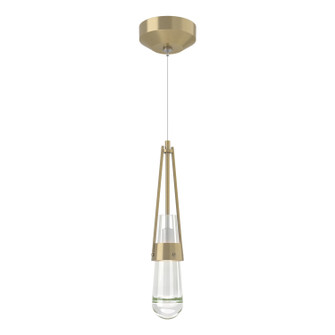Link Link Clear Glass Low Voltage Mini Pendant in Modern Brass (39|161040SKTSTND86ZM0434)