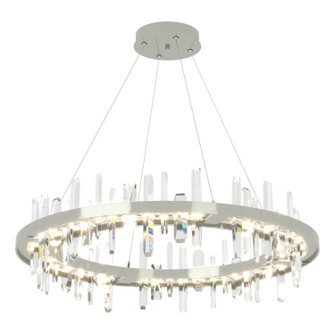 Solitude Solitude Circular LED Pendant in Sterling (39|139915LEDSTND85CR)