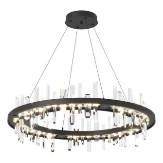 Solitude Solitude Circular LED Pendant in Black (39|139915LEDSTND10CR)