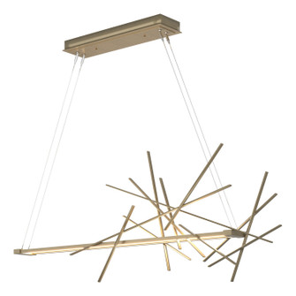 Cascade Cascade LED Pendant in Soft Gold (39|139778LEDSTND84)