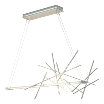 Cascade Cascade LED Pendant in Vintage Platinum (39|139778LEDSTND82)