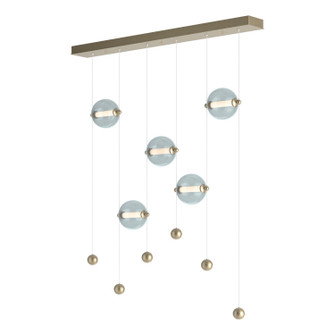 Abacus Abacus 5-Light LED Pendant in Soft Gold (39|139050LEDSTND84YL0668)