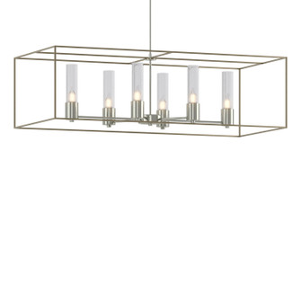 Portico Six Light Pendant in Sterling (39|138940SKTMULT8584II0392)