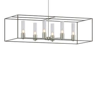 Portico Six Light Pendant in Sterling (39|138940SKTMULT8514II0392)