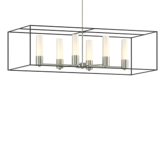 Portico Six Light Pendant in Sterling (39|138940SKTMULT8510GG0392)