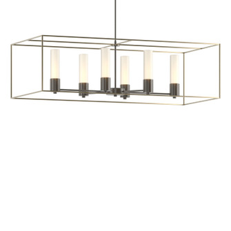 Portico Six Light Pendant in Dark Smoke (39|138940SKTMULT0784GG0392)