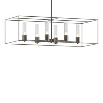 Portico Six Light Pendant in Dark Smoke (39|138940SKTMULT0707II0392)