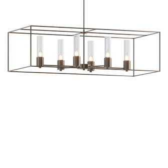 Portico Six Light Pendant in Bronze (39|138940SKTMULT0505II0392)