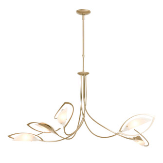 Aerial Five Light Pendant in Soft Gold (39|137865SKTSTND84FD0626)