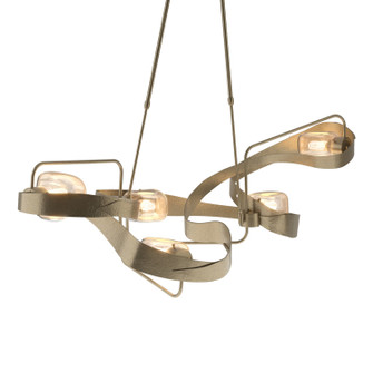 Graffiti Five Light Pendant in Soft Gold (39|137820SKTLONG84ZM0549)