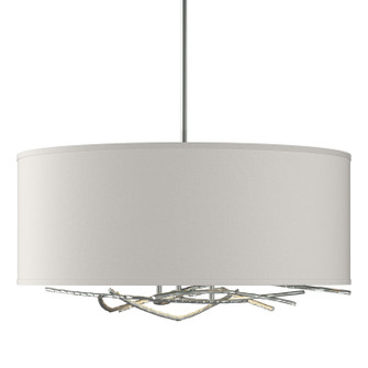 Brindille Brindille Drum Shade Pendant in Vintage Platinum (39|137665SKTMULT82SE2201)