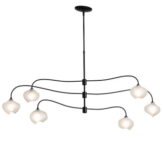 Ume Six Light Pendant in Black (39|136357SKTMULT10FD0710)