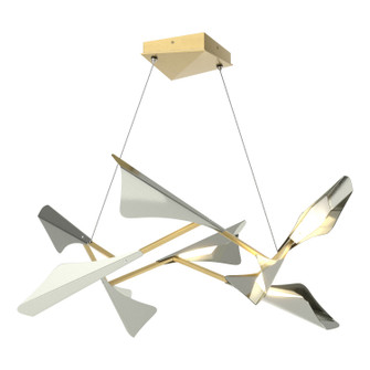 Plume LED Pendant in Modern Brass (39|135007LEDSTND8685)