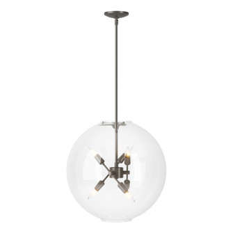 Sfera Six Light Pendant in Dark Smoke (39|134410SKTMULT07ZM0497)