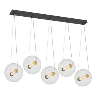Otto LED Pendant in Black with Brass Accents (39|134409SKTSTND31YT0517)