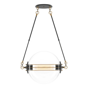Otto Two Light Pendant in Black with Brass Accents (39|134405SKTSTND31ZK0219)