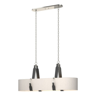 Saratoga Four Light Pendant in Polished Nickel (39|134070SKTSTND24LKSE4608)